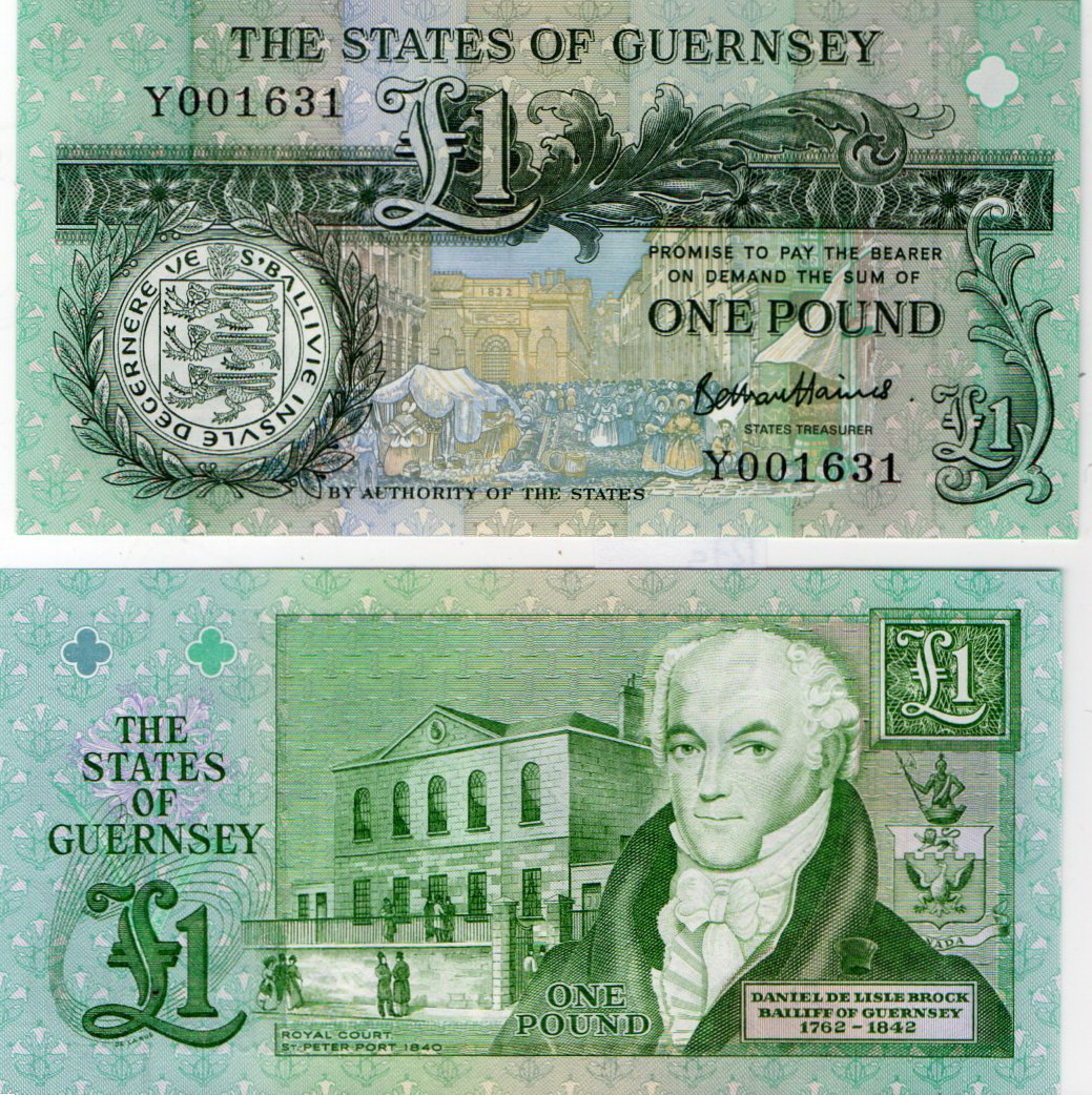 Guernsey #52d   1 Pound